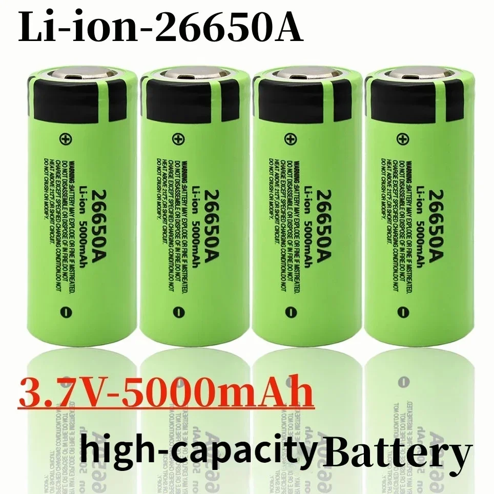 Electronics New Gadgets - 2026 Nieuwe 26650A Lithium Batterij 3.7V5000mAh