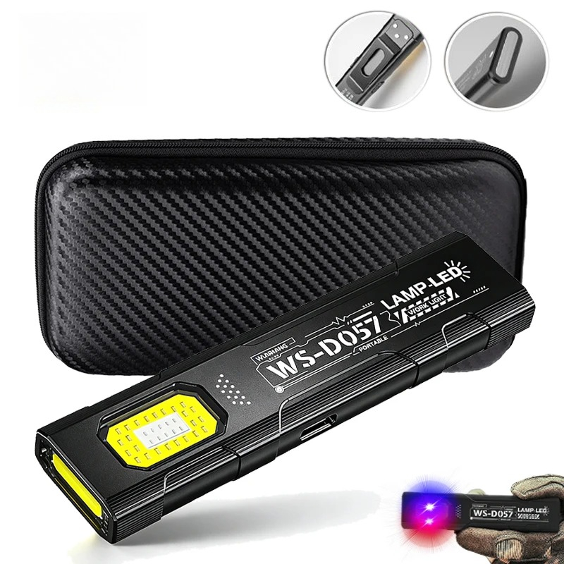 Mini Electronics Gadgets - LED-sleutelhangerzaklamp USB C oplaadbare draagbare zaklamp