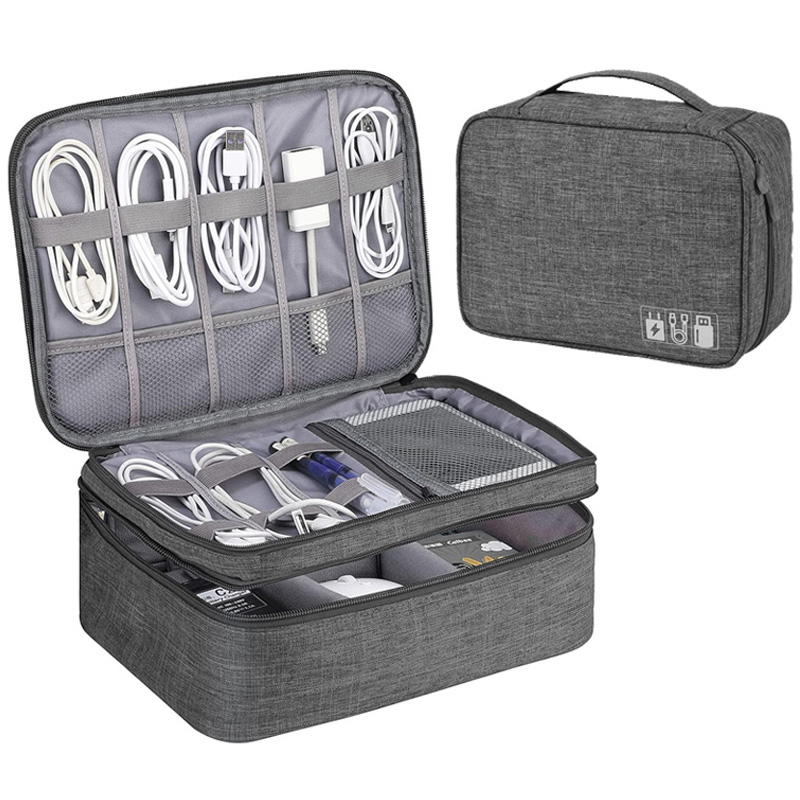 Electronics And Gadgets With A - Draagbare digitale opbergtas USB-gadget Waterdichte kabelorganizer