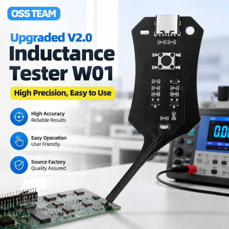 Electronics And Gadgets With A - V2.0 W01 Inductantietester Eenvoudige bediening Hoge