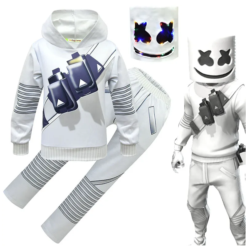 Led Gloves Music - Kids Cosplay Kostuum Jongens Marshmelloe Dj