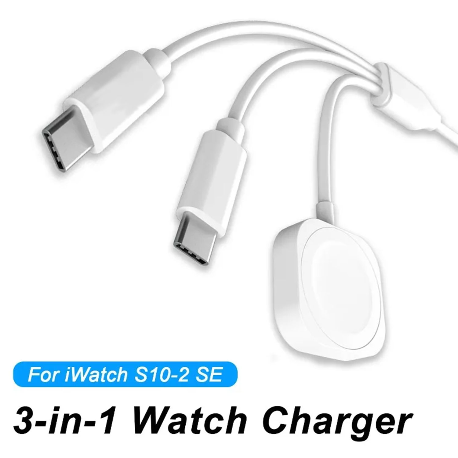 Portable Wifi Hotspot - 3-in-1 Magnetische Horloge-oplader Telefoon Oplaadkabel voor
