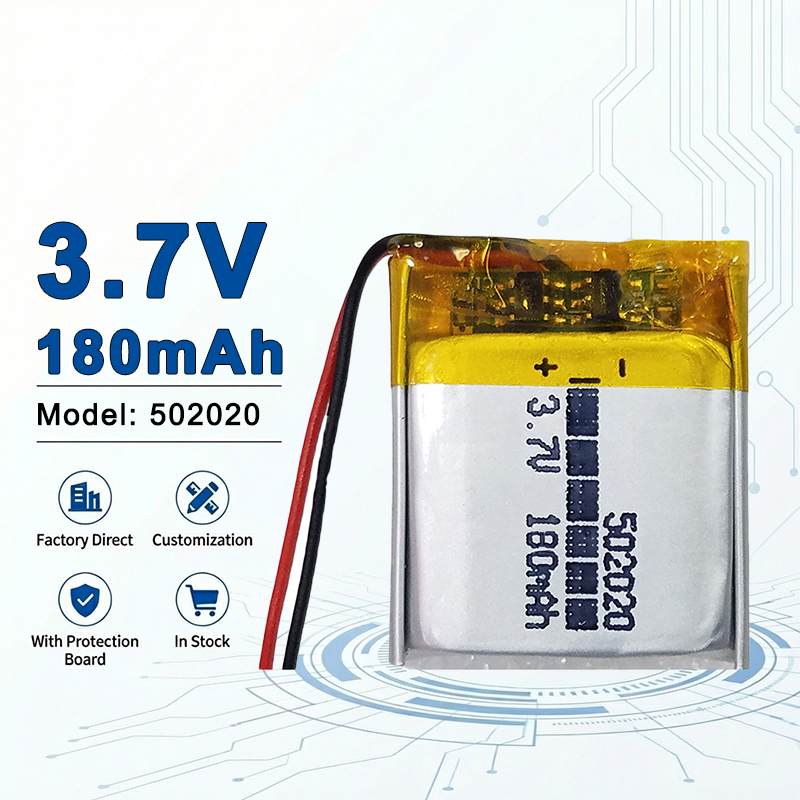 Electronics And Gadgets With A - 502020 3.7V 180mAh Oplaadbare Lithium Polymeer