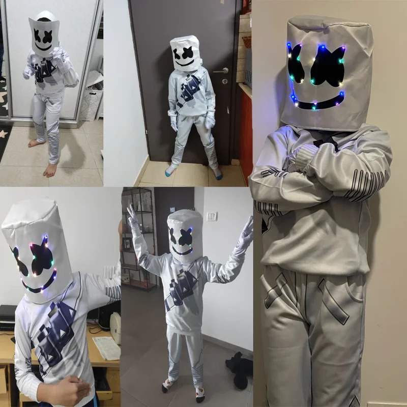 Led Gloves Music - l2025l Nieuwe Cosplay Halloween Marshmellow DJ