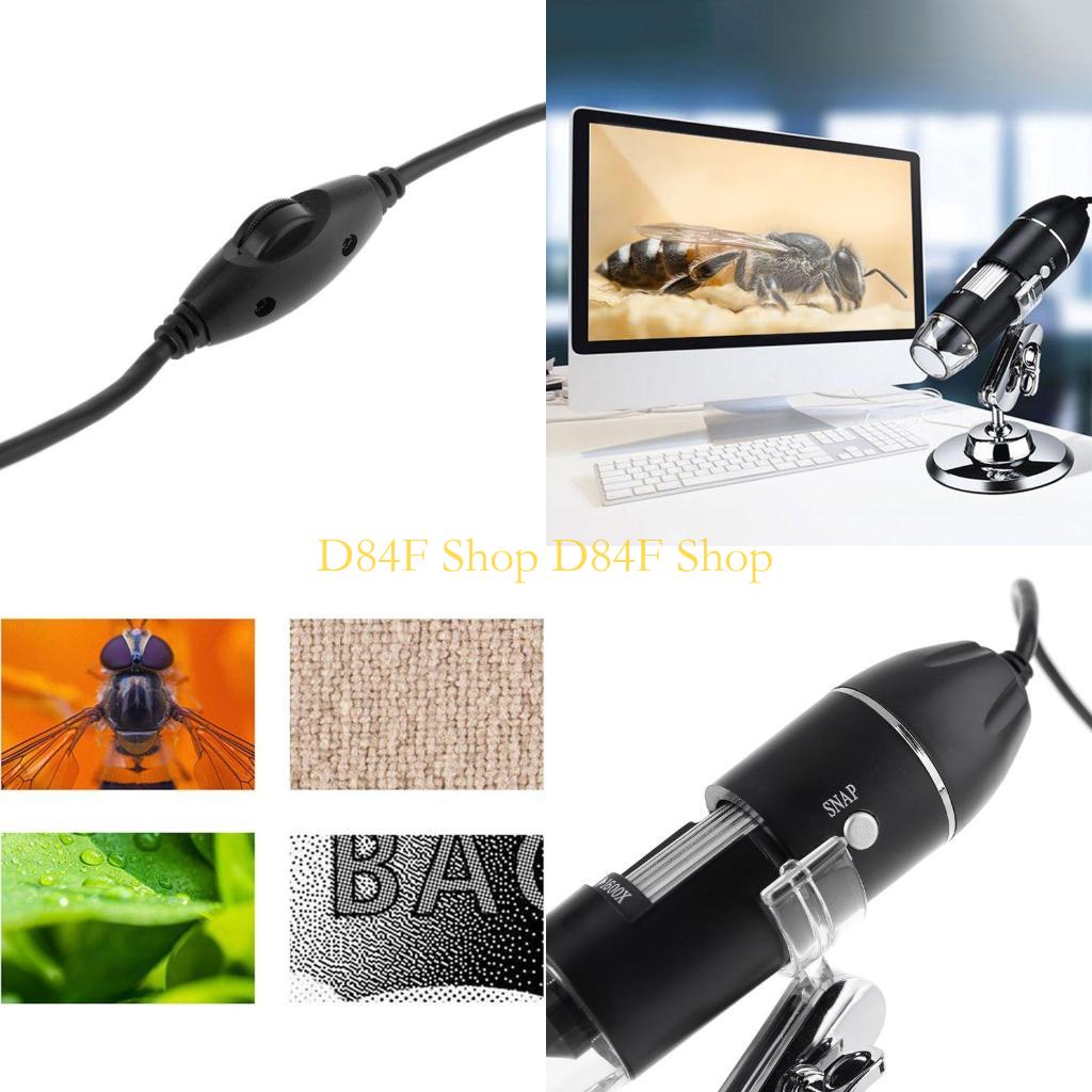 Usb Microscope Digital - D84F multifunctionele 1600X 3-in-1 digitale microscoop