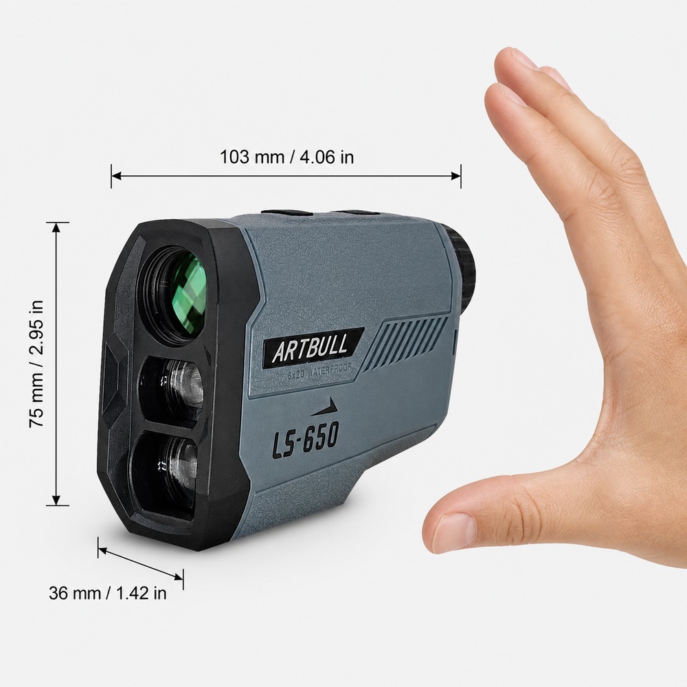 Golfafstandsmeter 650m 6X20 La - Laser Distance Measure recensie en prijs