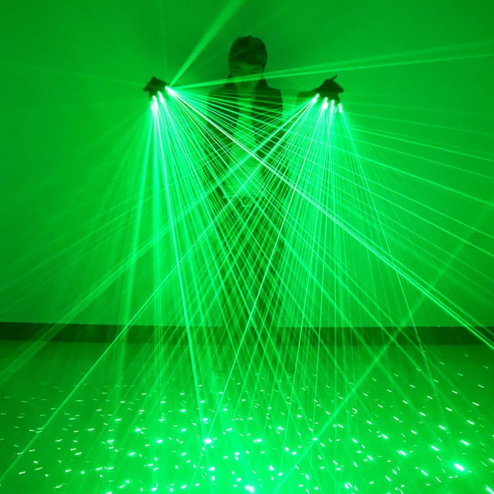 Groene laserhandschoenen Laser - Led Gloves Music recensie en prijs