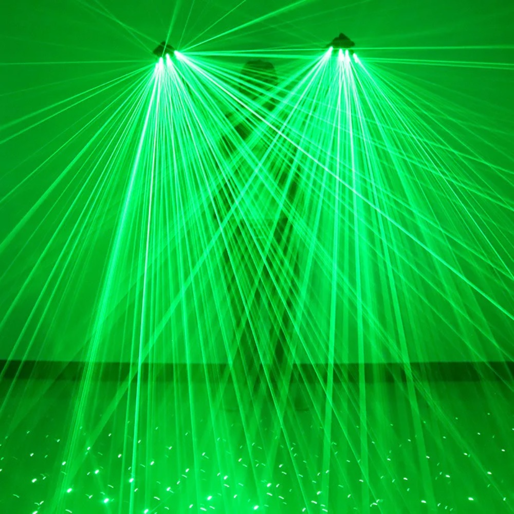 Groene laserhandschoenen Laser - Led Gloves Music recensie en prijs