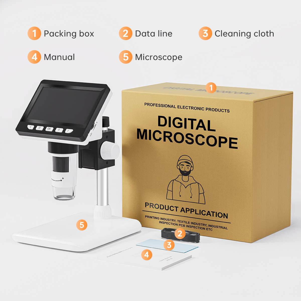 4.3 Inch Draagbare Elektronisc - Usb Microscope Digital recensie en prijs