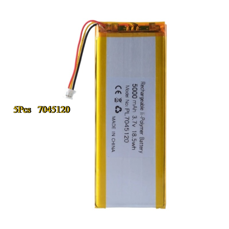 Nieuwe 3.7V 5000mAh 7045120 Li - Electronics New Gadgets recensie en prijs